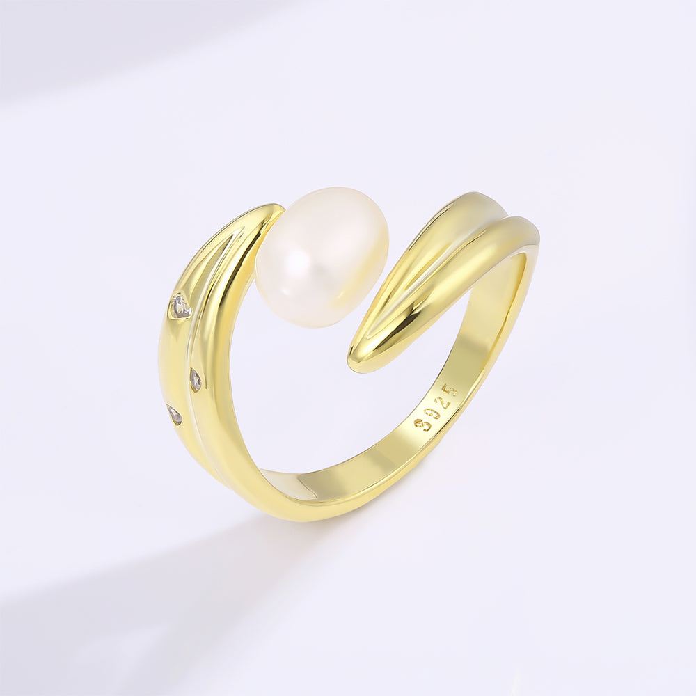 Anillo de Aleación Bañado en Oro