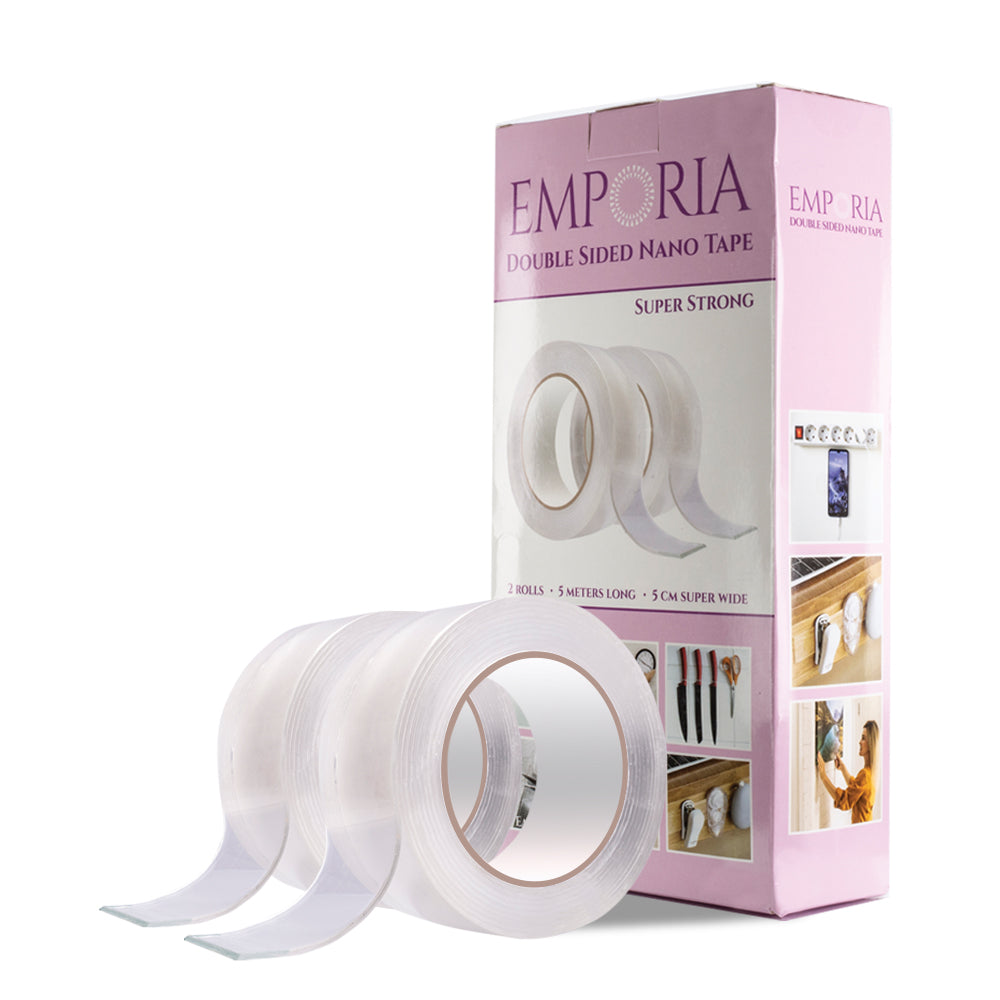 Emporia Nano Tape es de doble cara y reutilizable