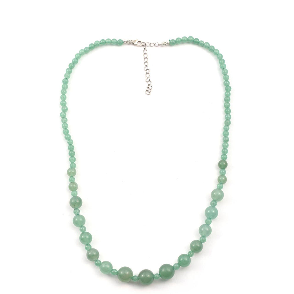 Collar de Plata con Anenturina Verde