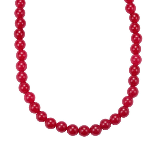 Collar de Aleación Bañado en Oro con Jade