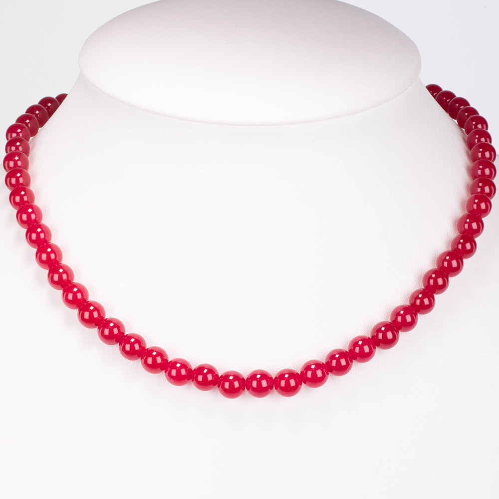 Collar de Aleación Bañado en Oro con Jade