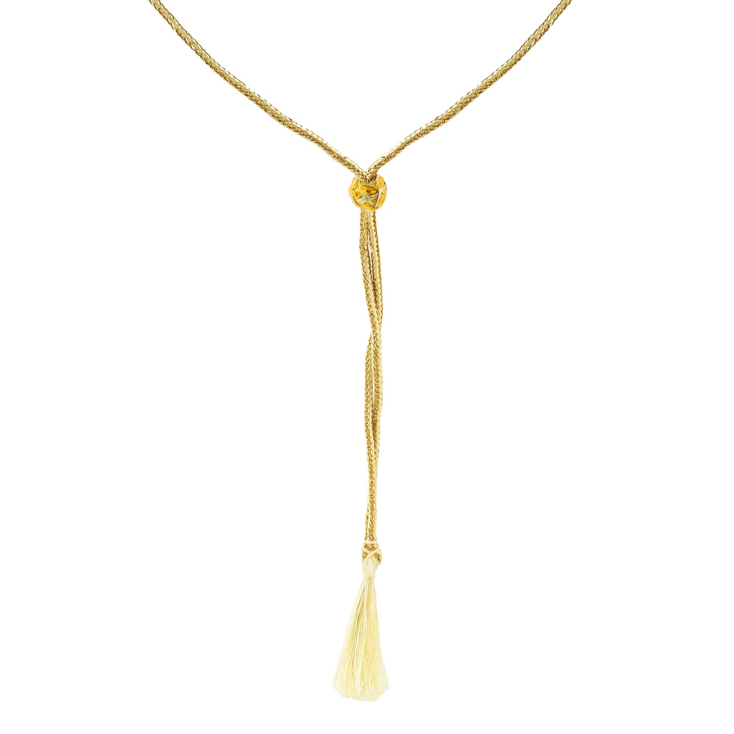 Collar de Plata Bañada en Oro con Amazonita