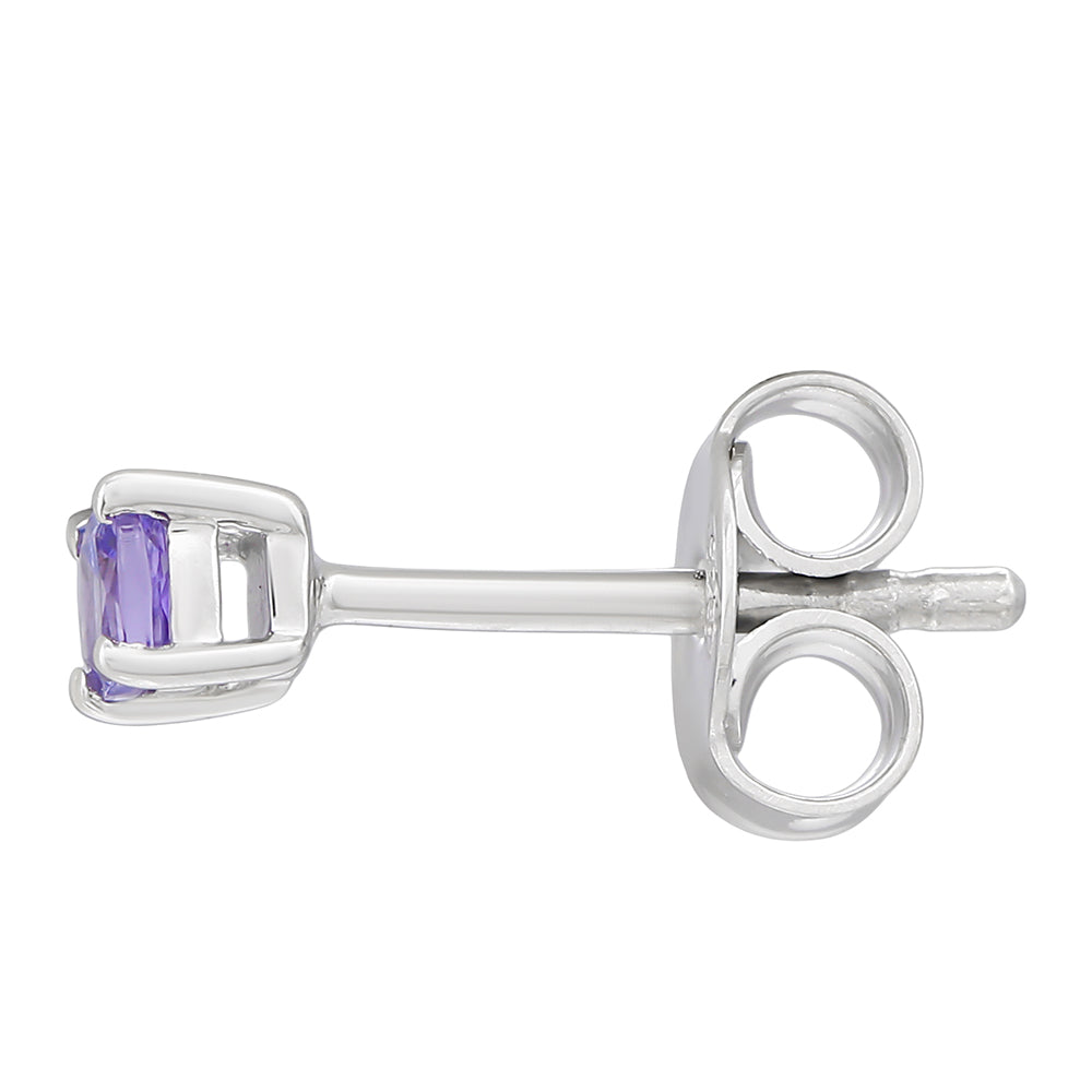 Conjunto de Plata con Tanzanita AAA ( Pendientes )