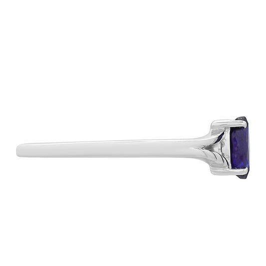 Anillo de Plata con Zafiro de Tailandia