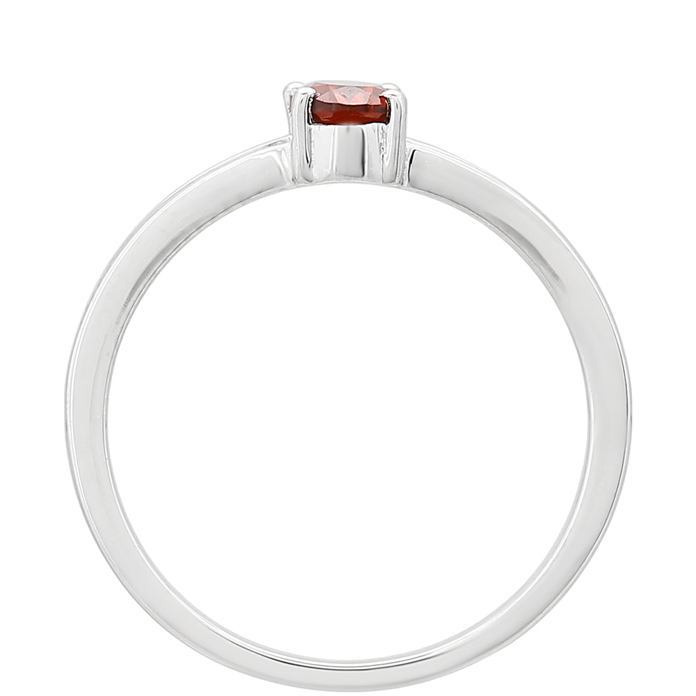 Anillo de Plata con Granate