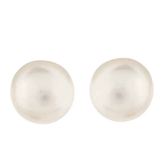 Pendientes de Plata Bañada en Oro con Perla Barroca Cultivada de Agua Dulce