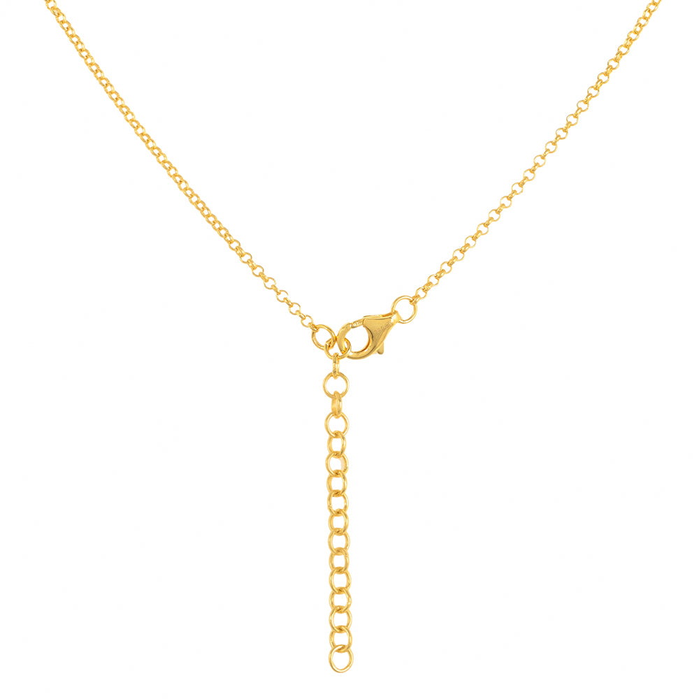 Collar de Plata Bañada en Oro con Amatista de Marruecos y Ópalo Rosa Neón de Etiopía