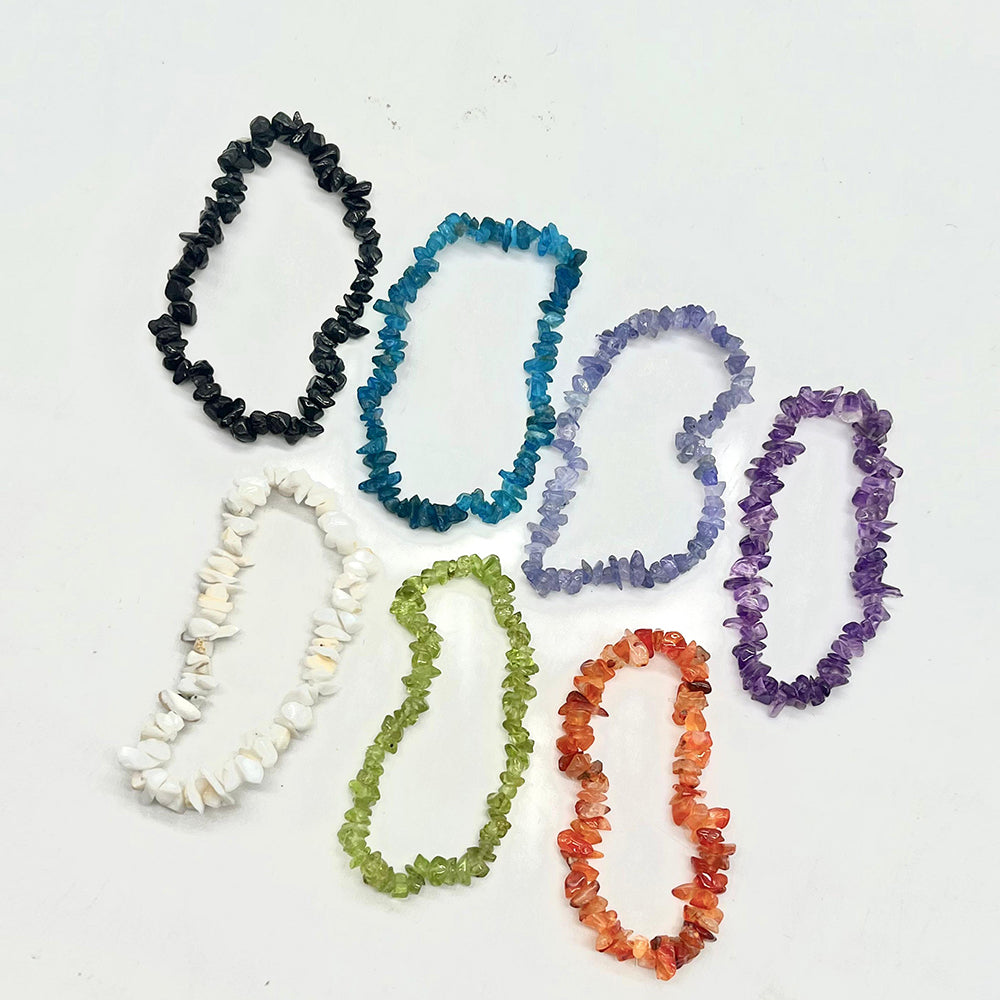 Conjunto Cuenta con Tanzanita y Amatista de Marruecos ( Pulsera )