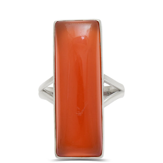 Anillo de Plata con Ágata Roja