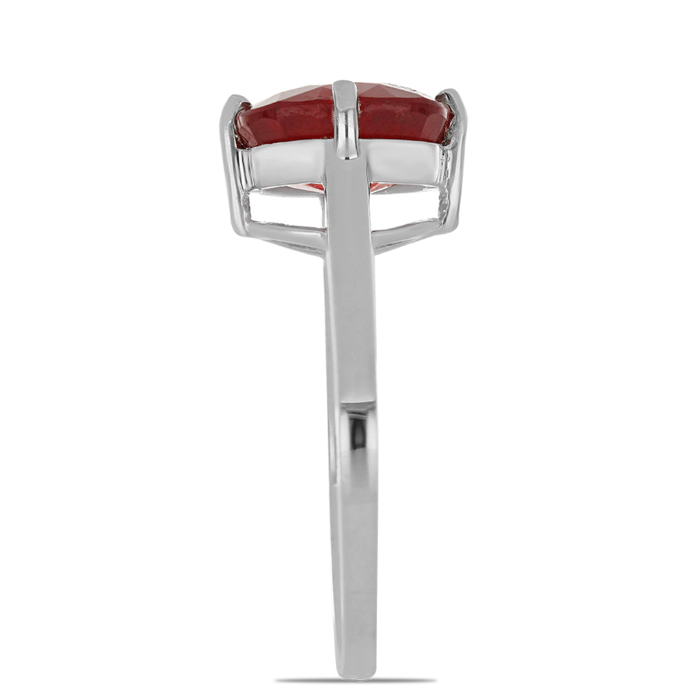 Anillo de Plata con Rubí de Madagascar