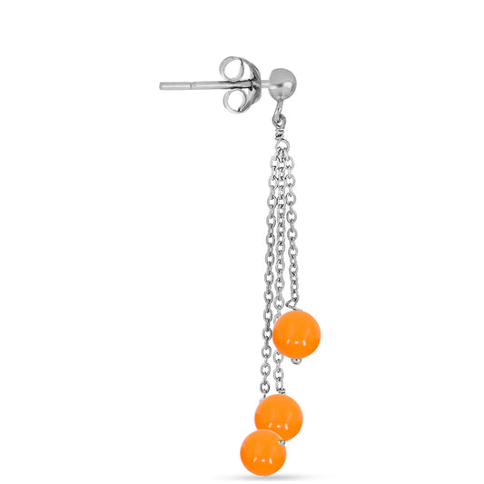 Pendientes de Plata con Jade Amarillo