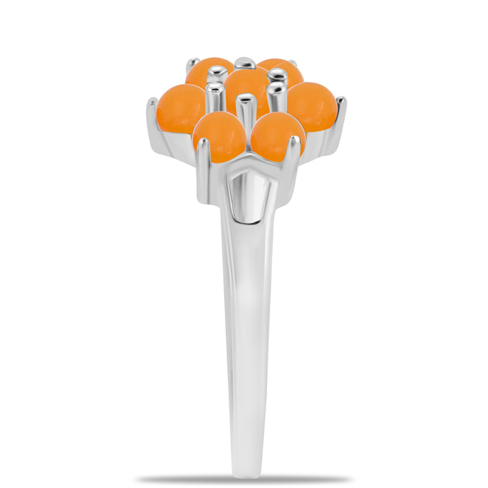 Anillo de Plata con Jade Amarillo