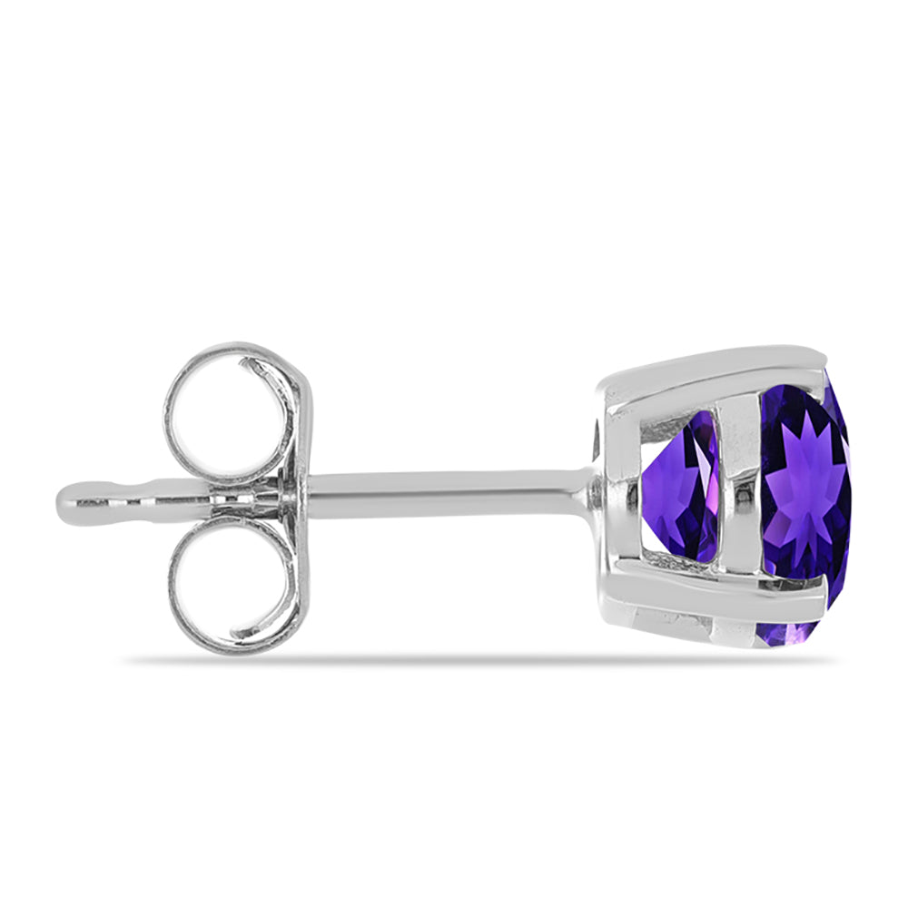 Pendientes de Plata con Amatista de Marruecos