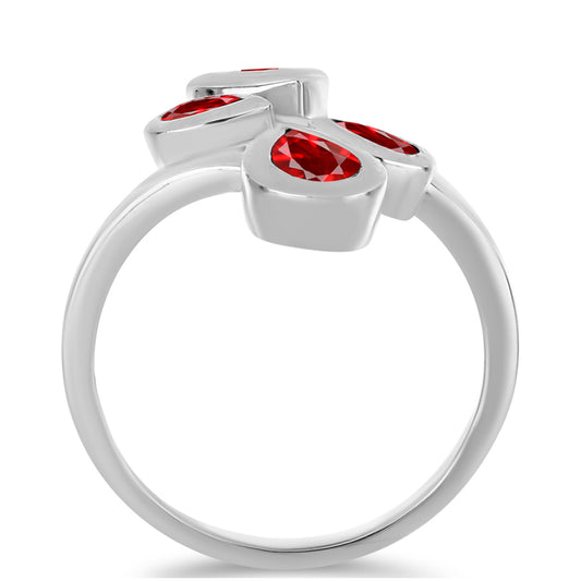 Anillo de Plata con Ágata Roja