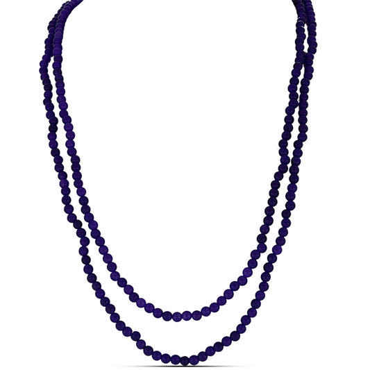 Collar Pepita con Jade Púrpura