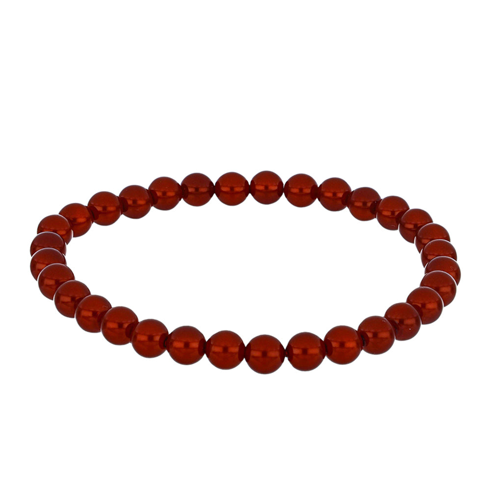 Conjunto Pepita con Perla roja de río ( Collar +Pendientes +Pulsera )