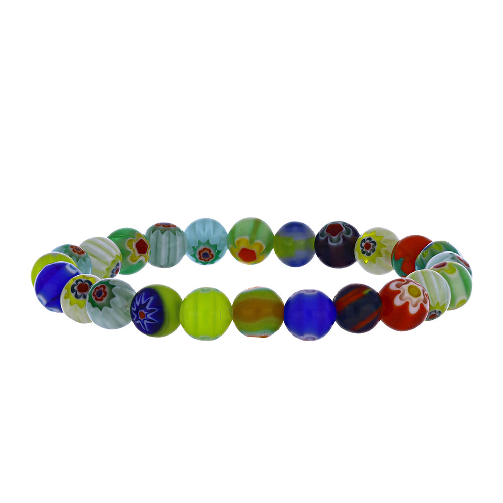 Pulsera Cuenta con Colección de vidrio artístico pintado Emporia®