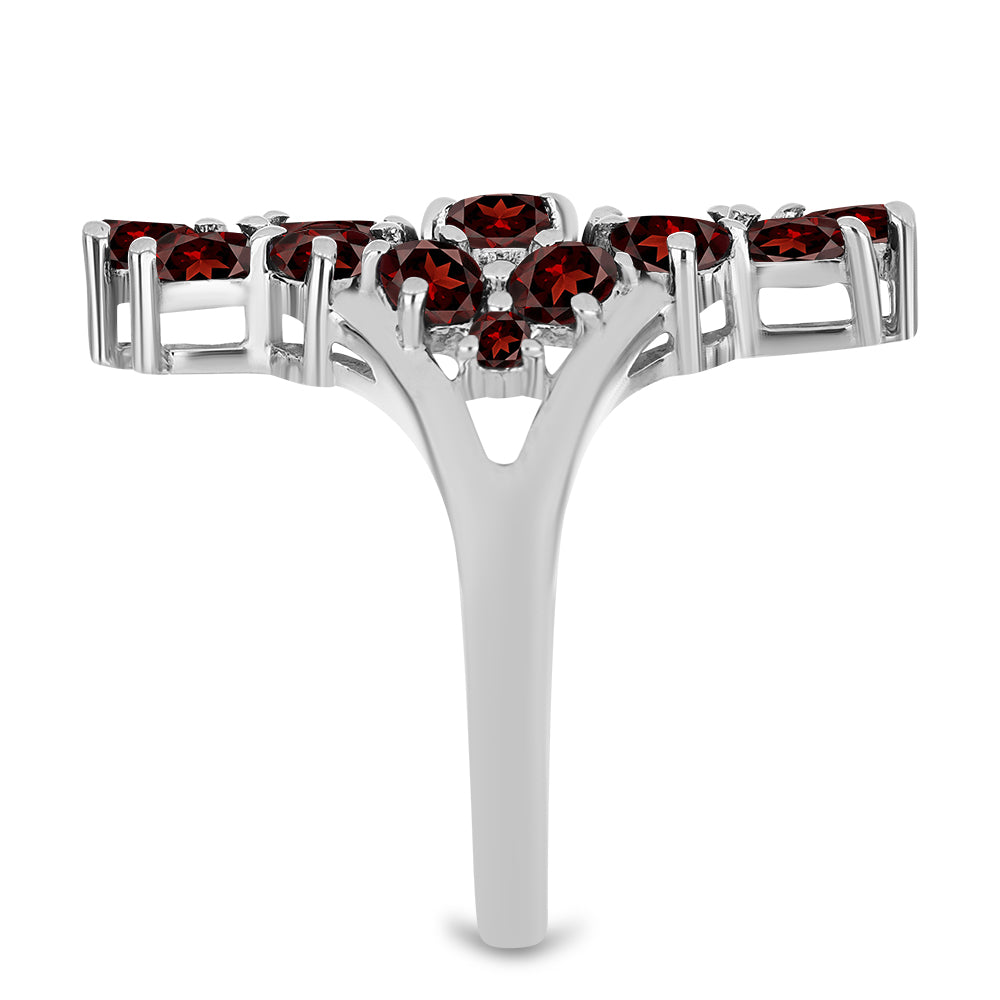 Anillo de Plata con Granate Barton