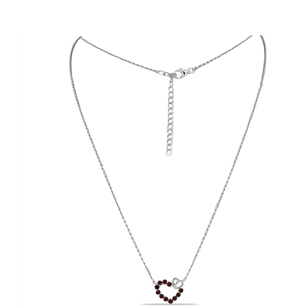 Collar de Plata con Granate Barton