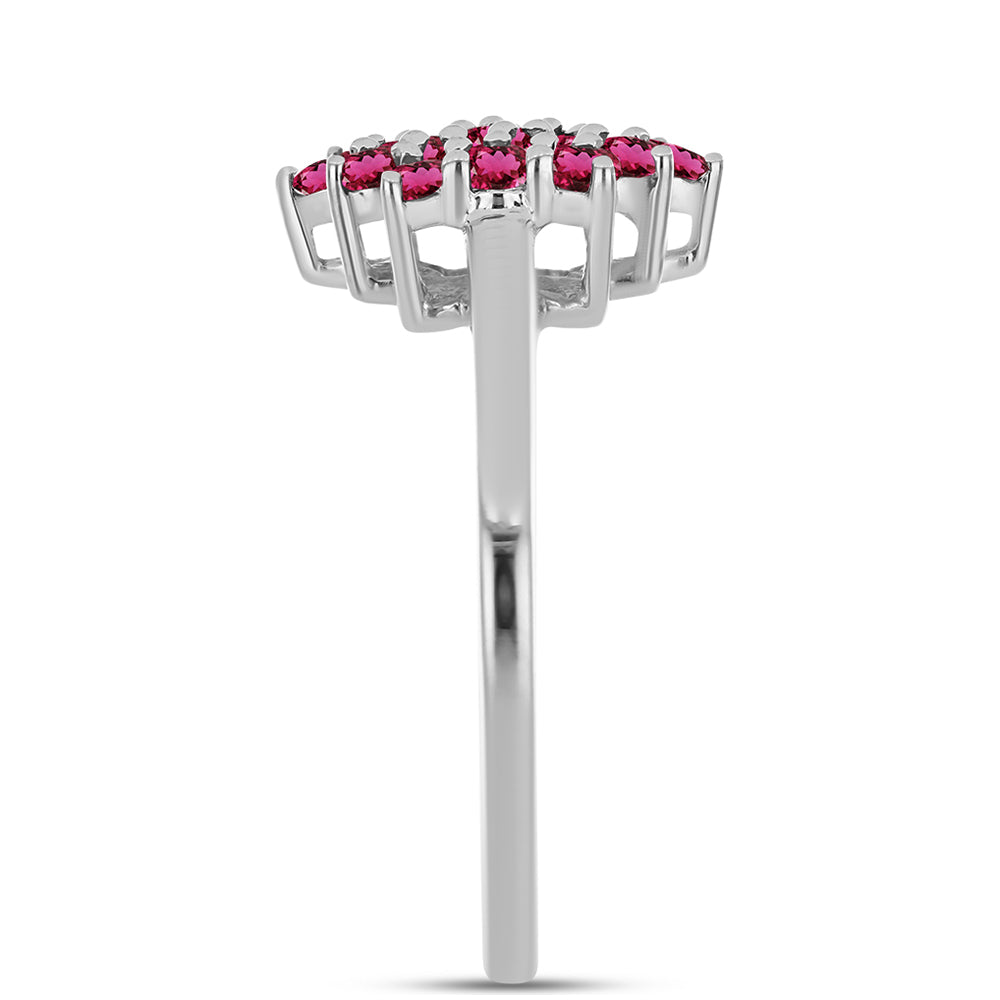 Anillo de Plata con Rubelita de Cruzeiro