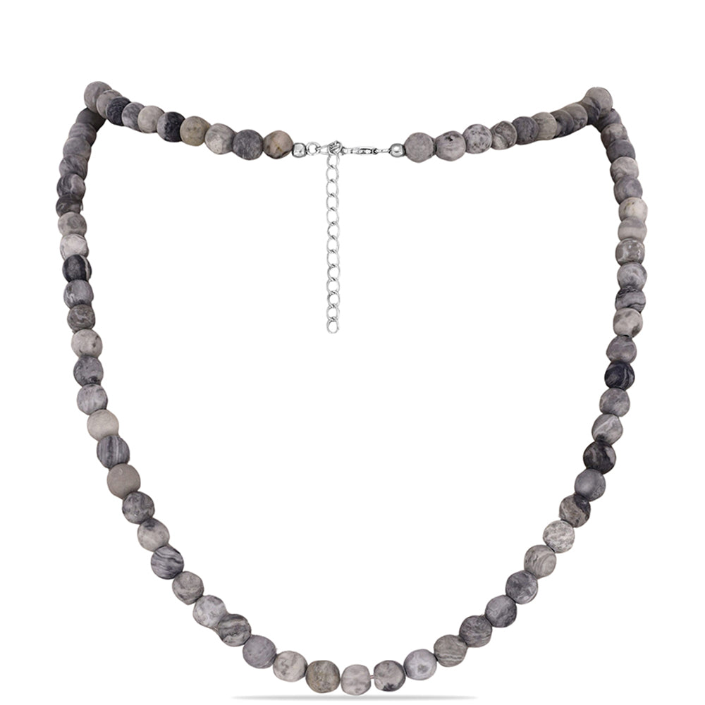 Collar de Plata con Jaspe Picasso