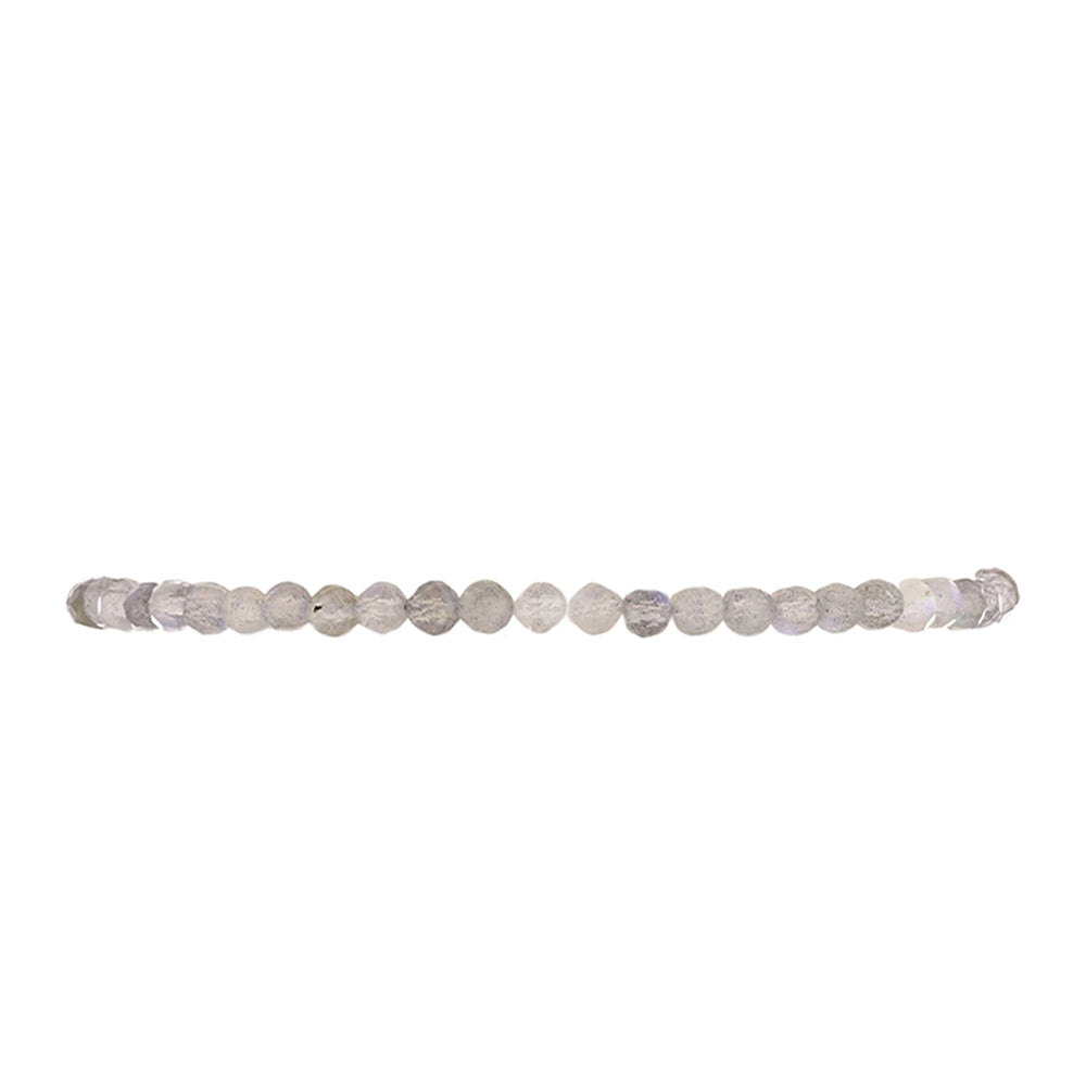 Pulsera de Plata Bañada en Oro con Labradorita