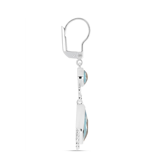 Pendientes de Plata con Labradorita