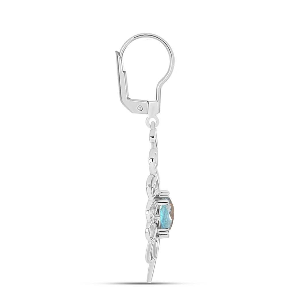 Pendientes de Plata con Labradorita