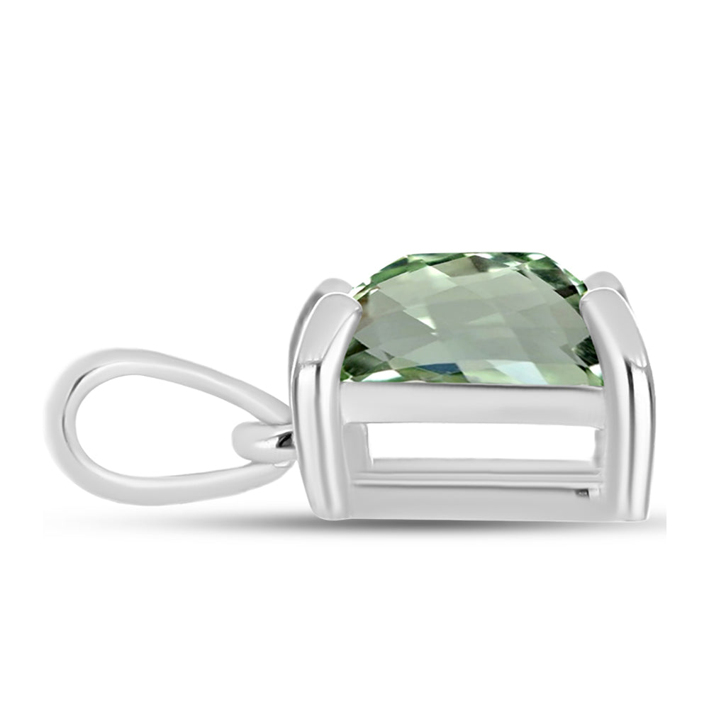 Colgante de Plata con Amatista Verde