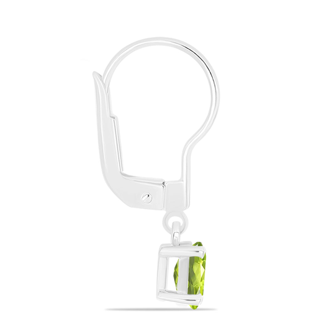 Pendientes de Plata con Peridoto de Changbai