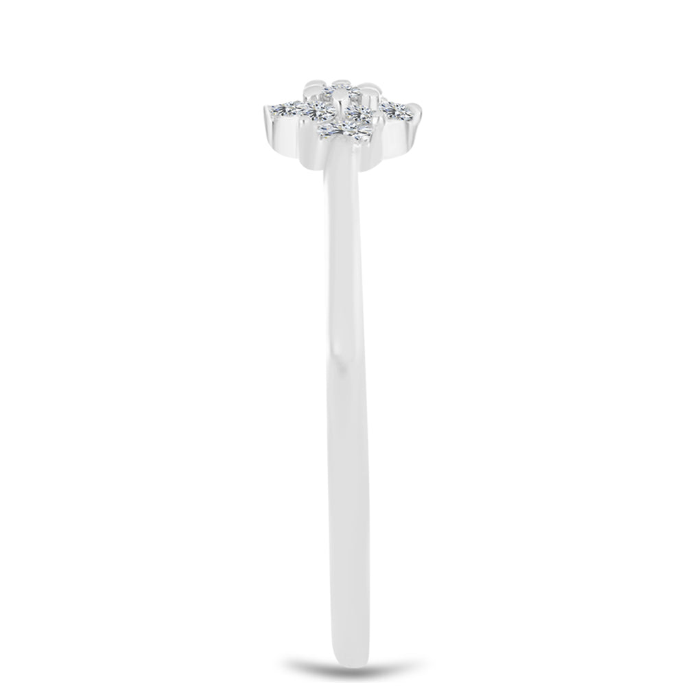 Anillo de Plata con Diamante blanco
