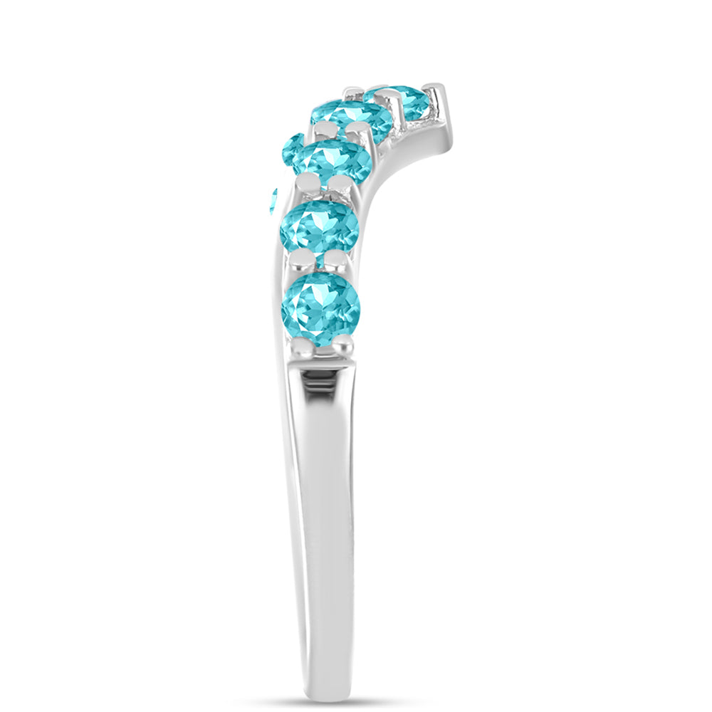 Anillo de Plata con Cuarzo Paraiba