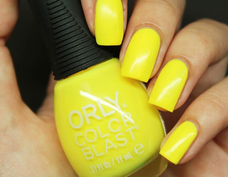 Esmalte de uñas Orly explosión de color, amarillo y rojo - 1+1 de REGALO - 2 x 11 ml