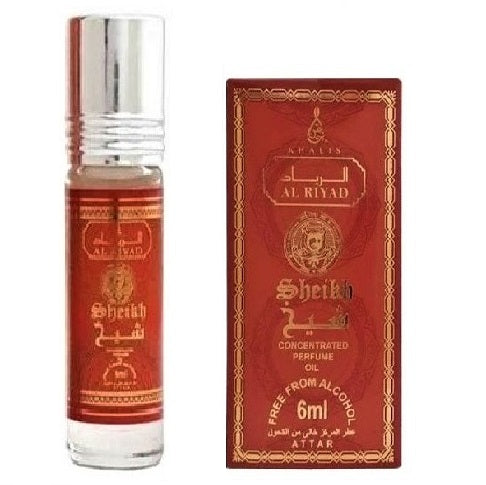 6 ml Aceite de perfume Sheikh Spicy Oriental Fragancia para hombres
