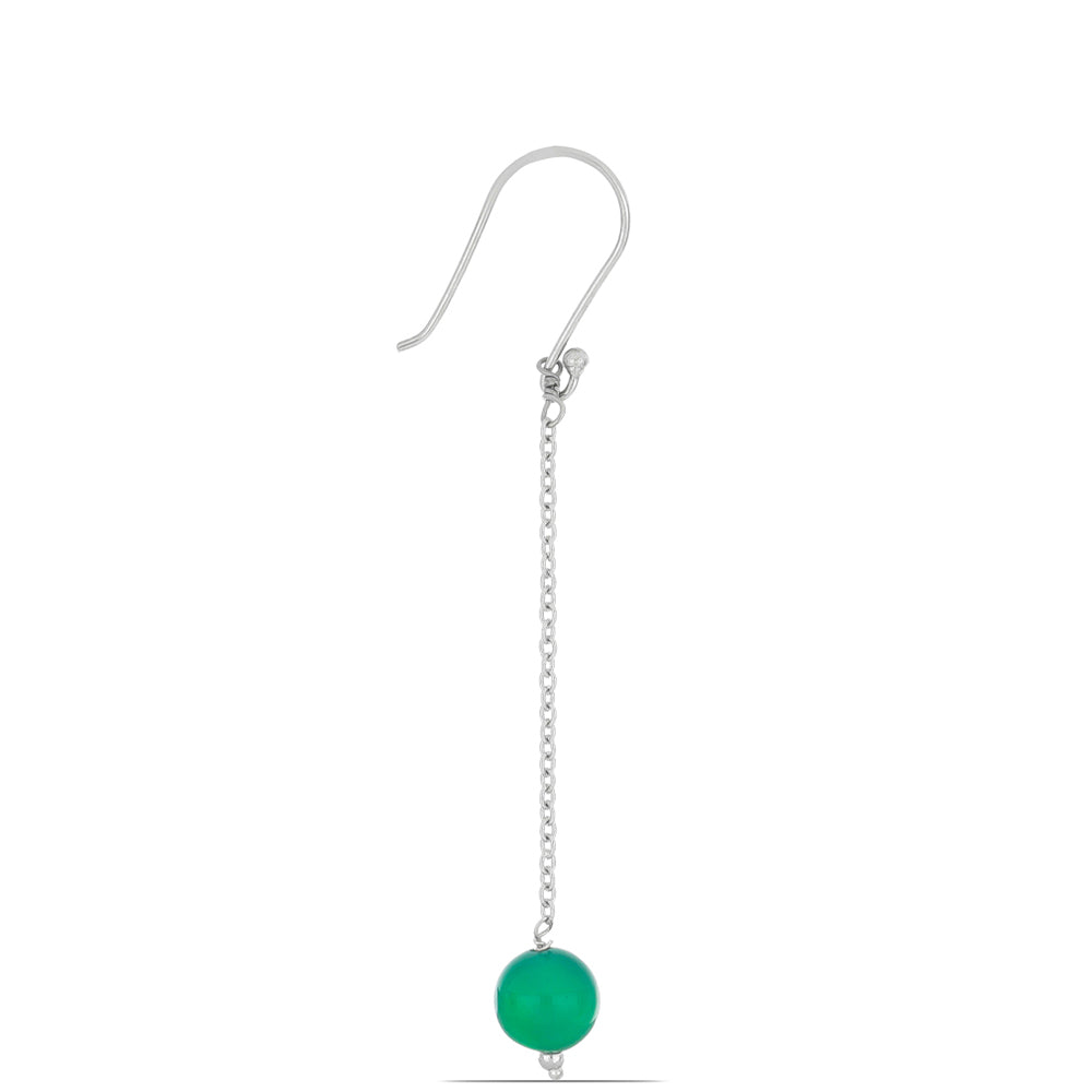 Conjunto de Plata con Cuarzo verde de Spruce Pine