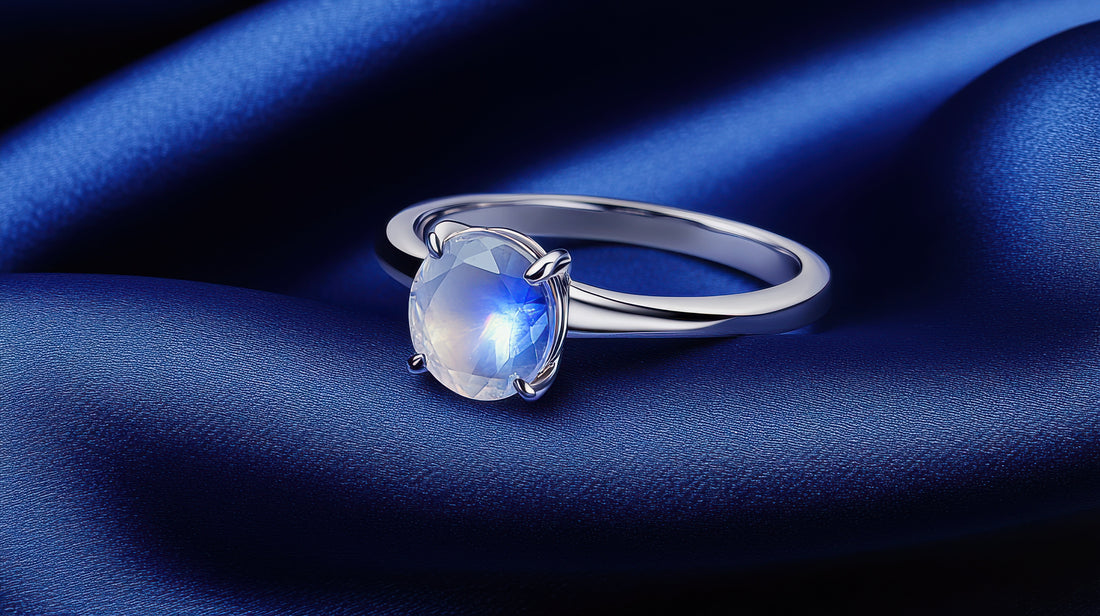 Belleza inspirada en la playa: combinaciones de piedra lunar y coral en joyas de plata y oro
