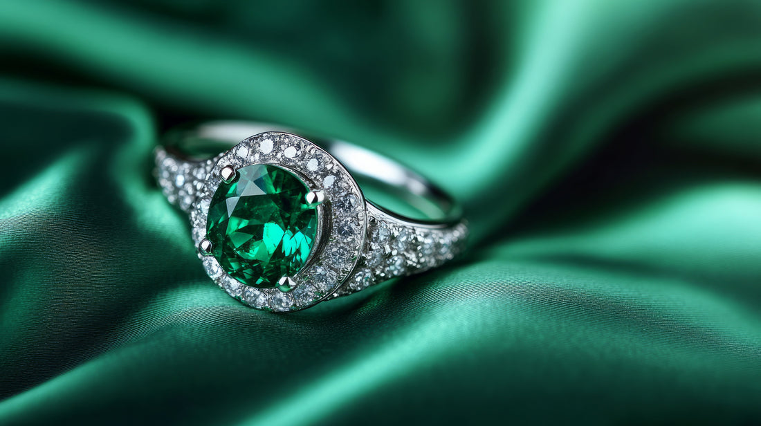 Elegancia de verano: ¿Cómo llevar anillos de plata y oro con esmeraldas?