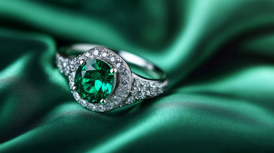 Elegancia de verano: ¿Cómo llevar anillos de plata y oro con esmeraldas?