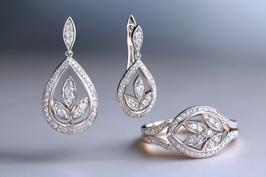 Conjuntos de pendientes y anillos con piedras preciosas: consejos para una perfecta armonía - Galeria de Joyas