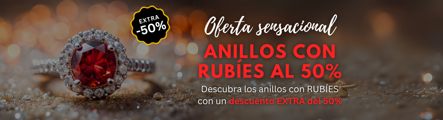 Anillos con rubíes