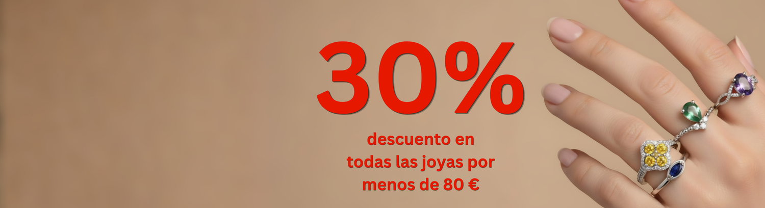 Joyas por debajo de 80 € – ¡ahora con un 30% de descuento!