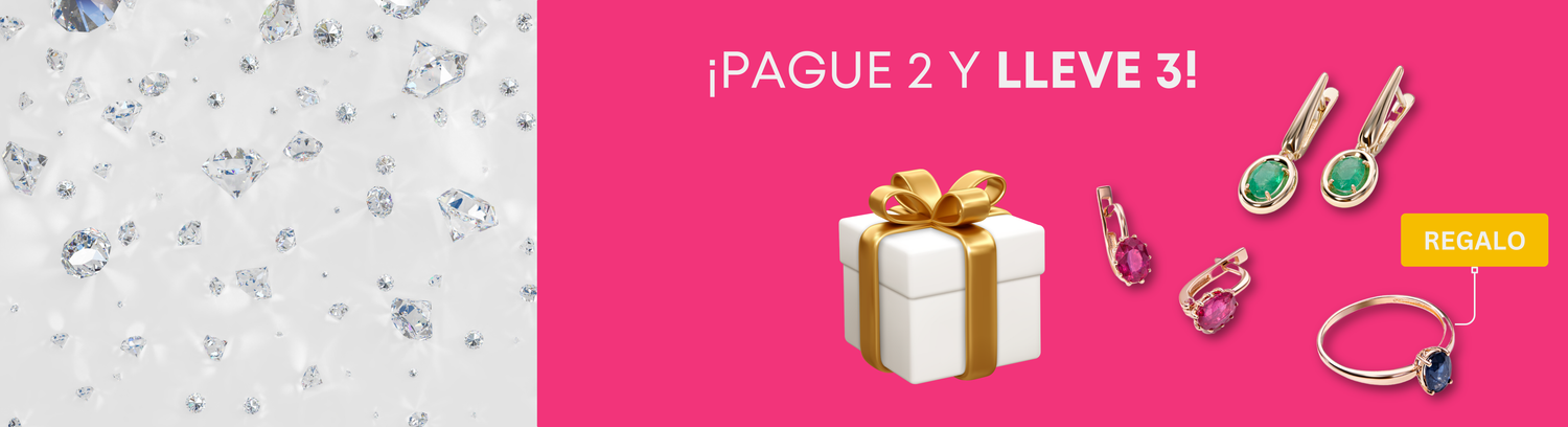 2+1 🎁 Joyas con piedras preciosas