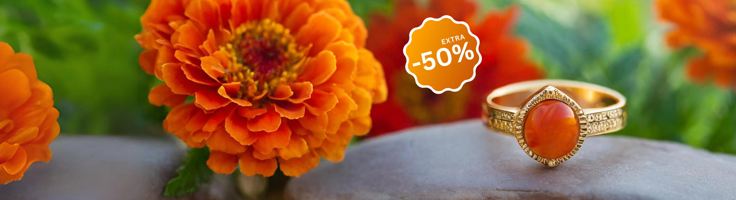 Cornalina con un descuento EXTRA  del 50%