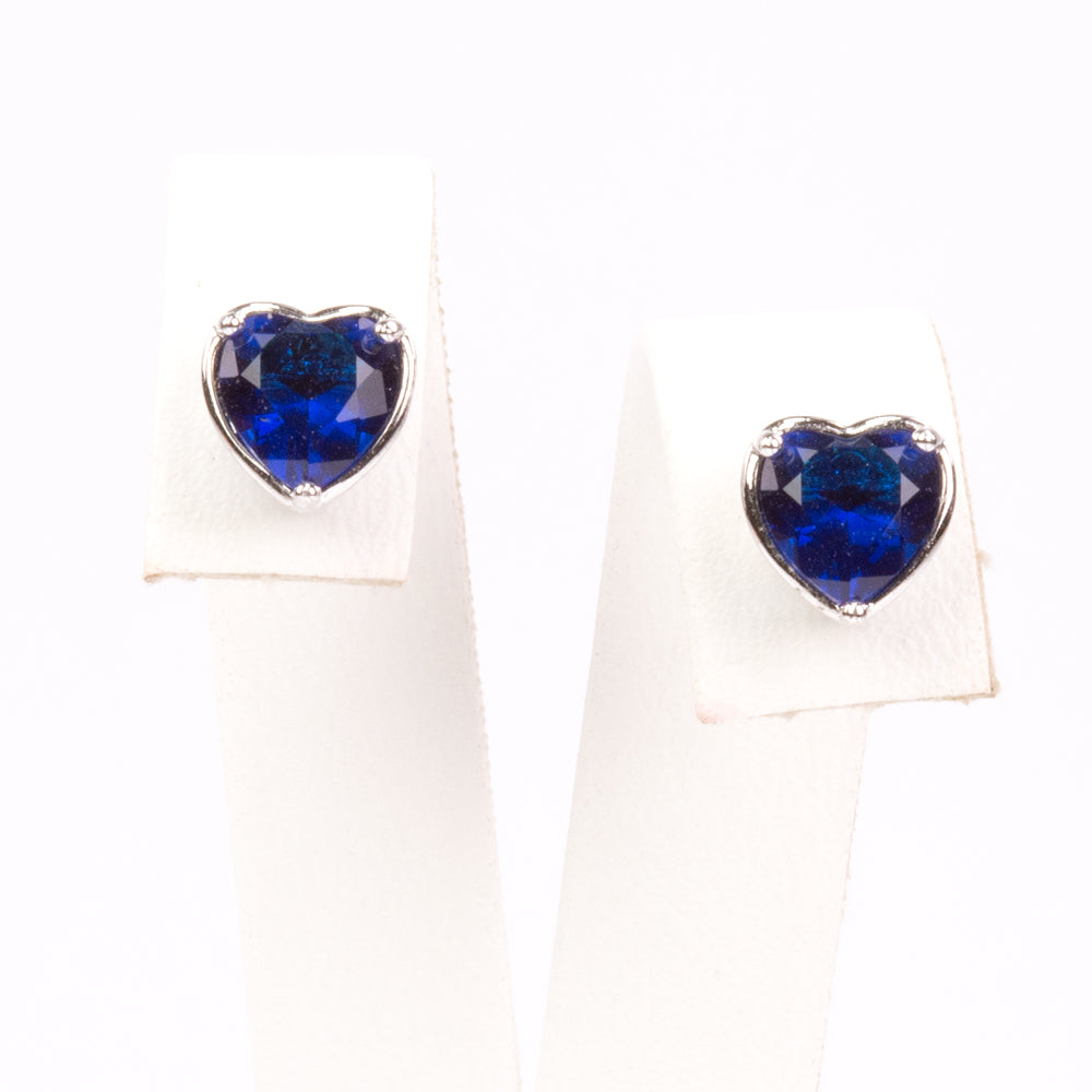 Conjunto de Aleación Bañado en Oro con Cristal Emporia® Rojo y Cristal Emporia® Azul ( Pendientes ) 30 