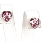 Conjunto de Aleación Bañado en Oro con Cristal Emporia® Blanco y Cristal Emporia® Rosa ( Pendientes +Pulsera )