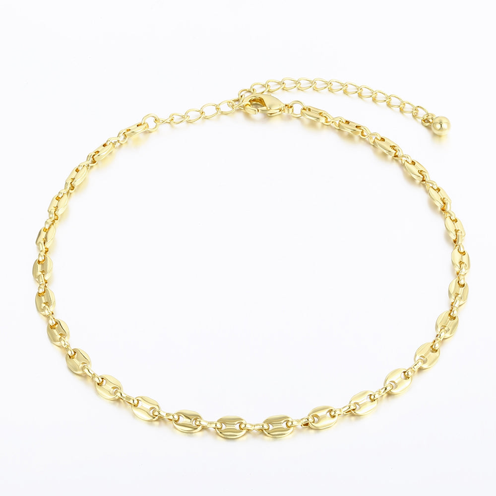 Pulsera de Aleación Bañado en Oro