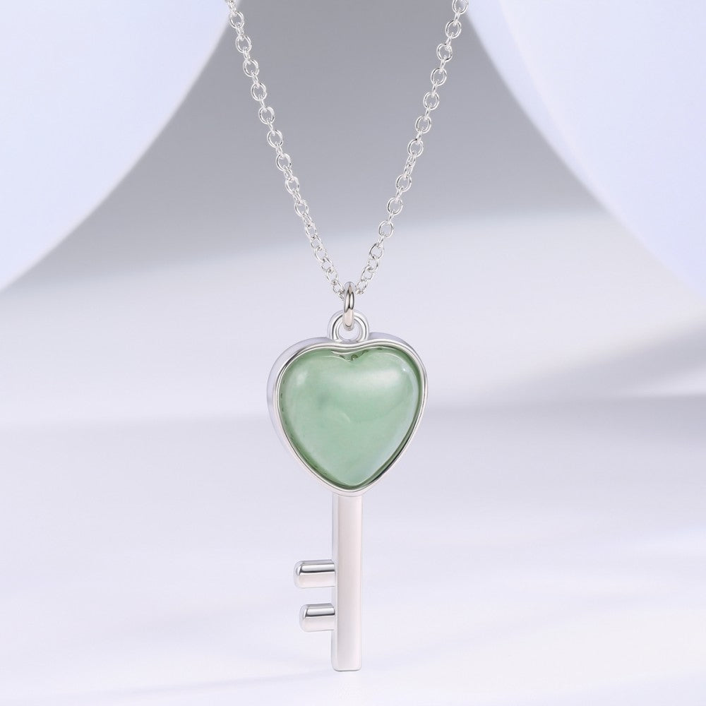 Collar de Aleación Bañado en Oro con Cristal Emporia® Verde 1 
