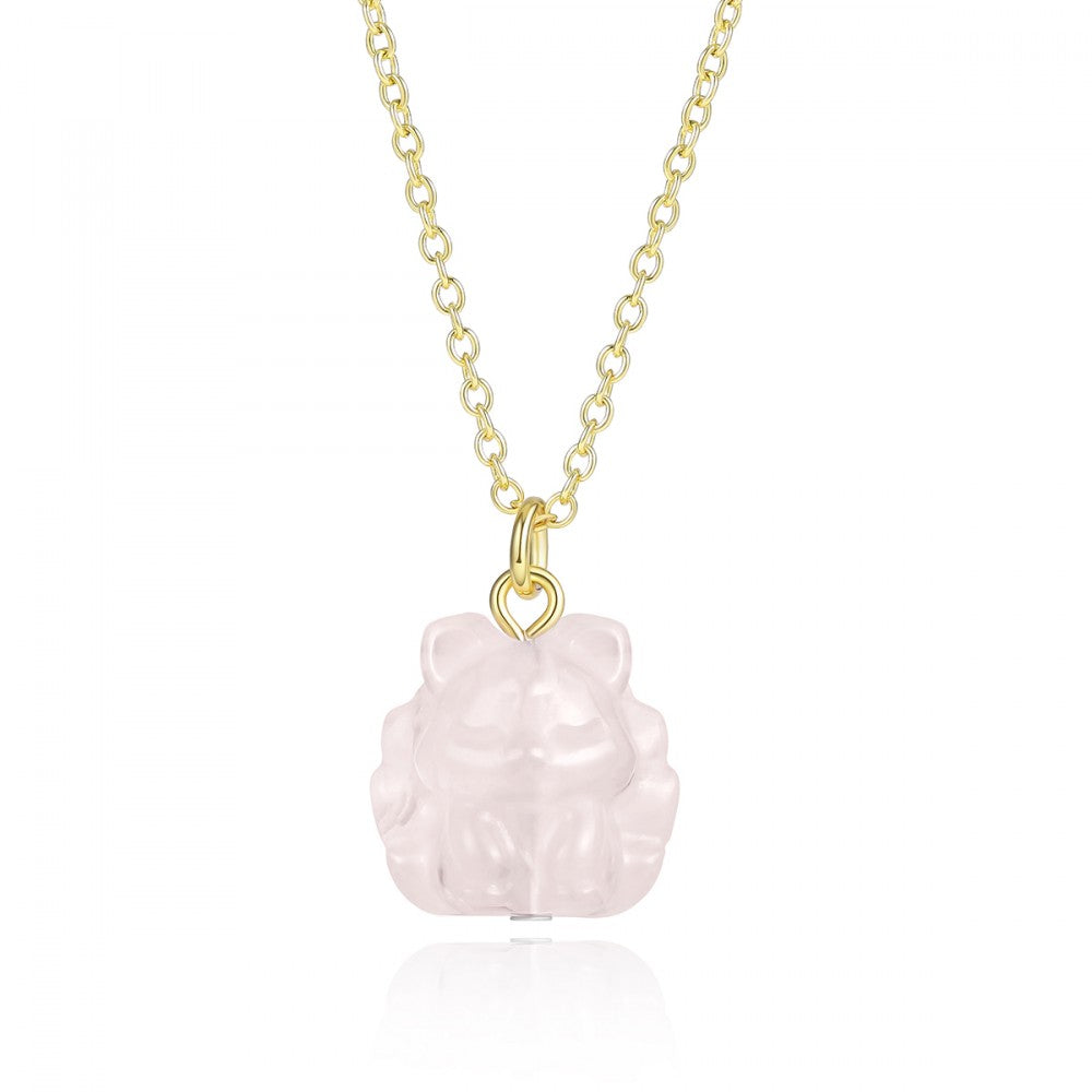 Collar de Aleación Bañado en Oro con Cristal Emporia® Blanco 1 