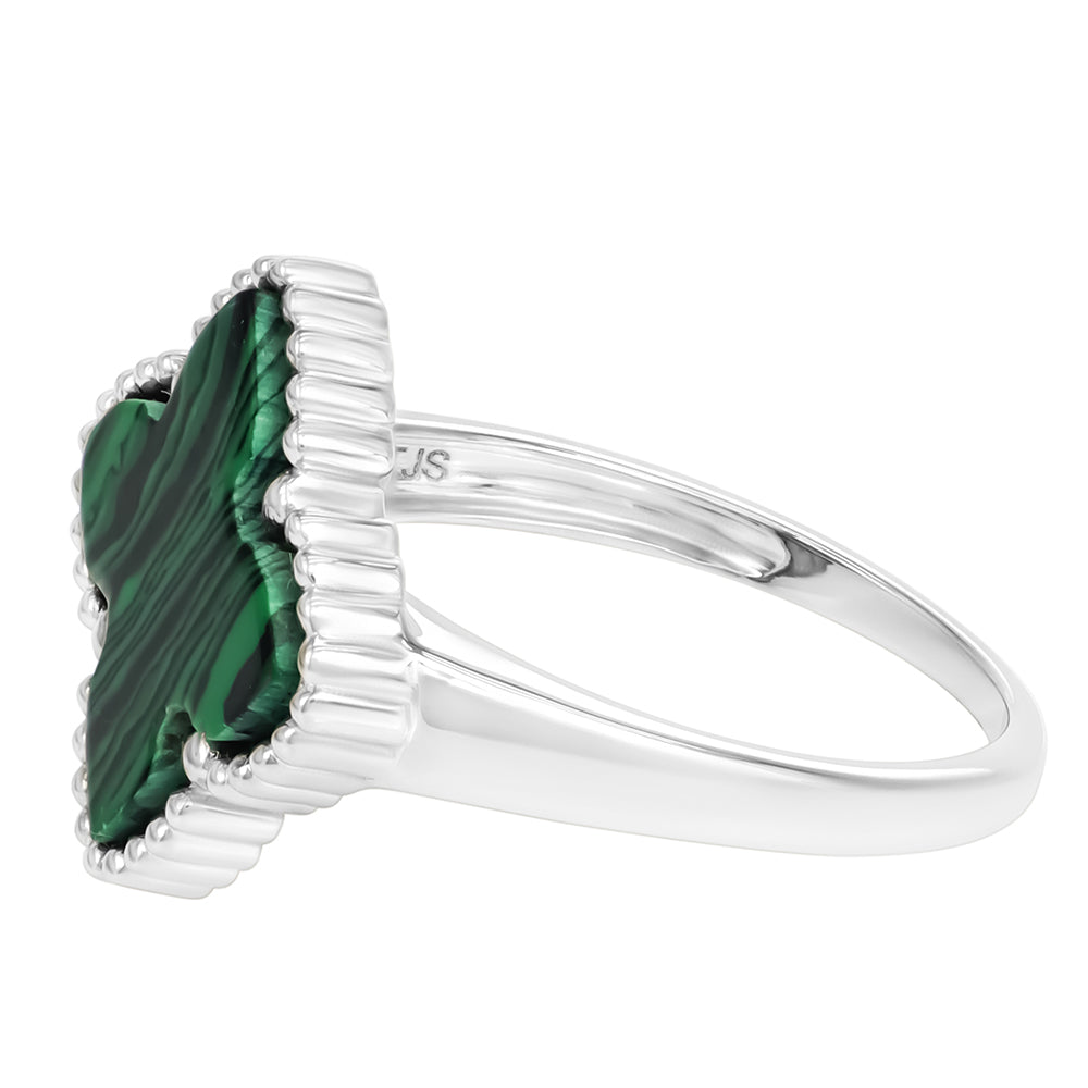 Anillo de Plata con Malaquita 3 