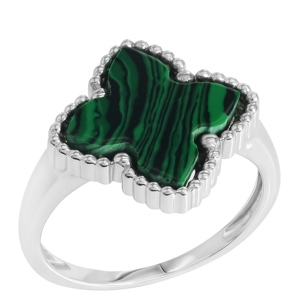 Anillo de Plata con Malaquita 1 